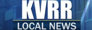 KVRR Local News graphic with a backdrop of buildings.
