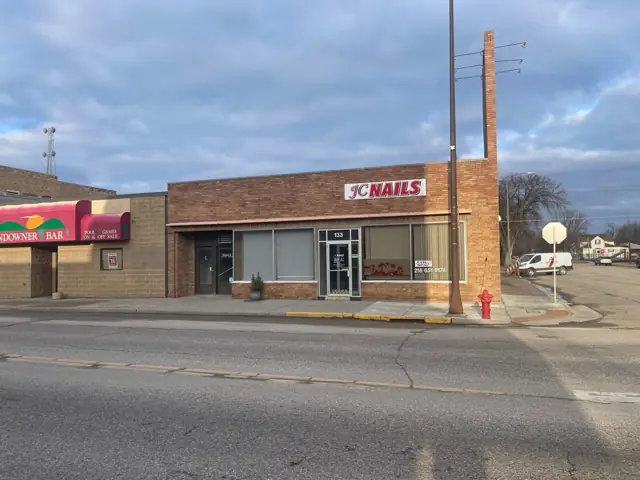 A street-front retail building, a commercial building inspected by Nordic Inspections in Breckenridge, MN.