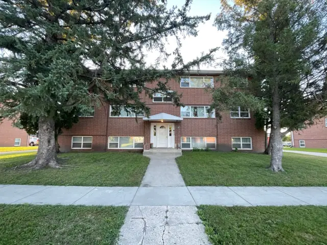 A walk-up apartment building with a shared entrance, a commercial building inspected by Nordic Inspections in Fargo, ND.