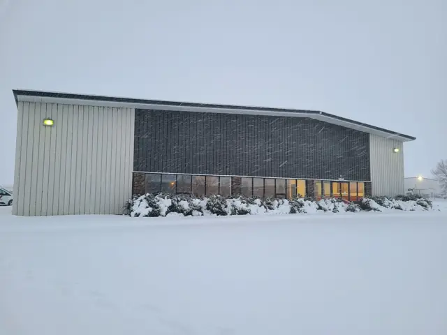 A commercial property with on-site parking — commercial building inspected by Nordic Inspections in Fargo, ND.