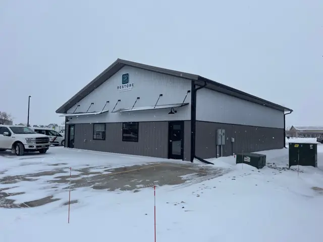 A commercial property with on-site parking, a commercial building inspected by Nordic Inspections in Fargo, ND.