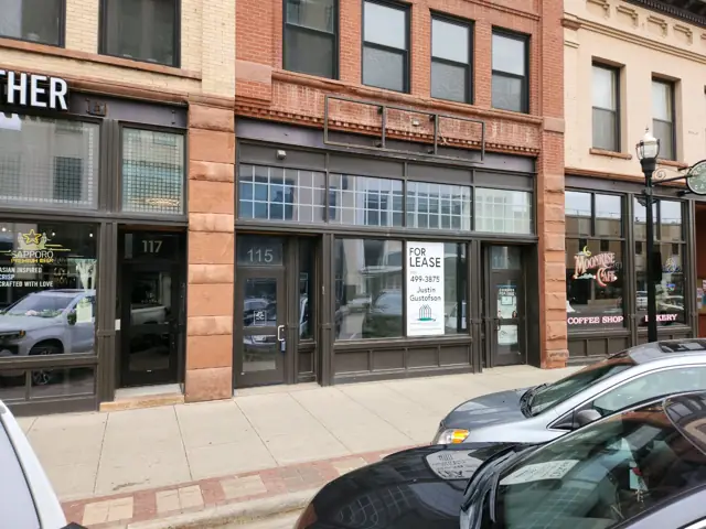 A historic downtown retail building — commercial building inspected by Nordic Inspections in Fargo, ND.