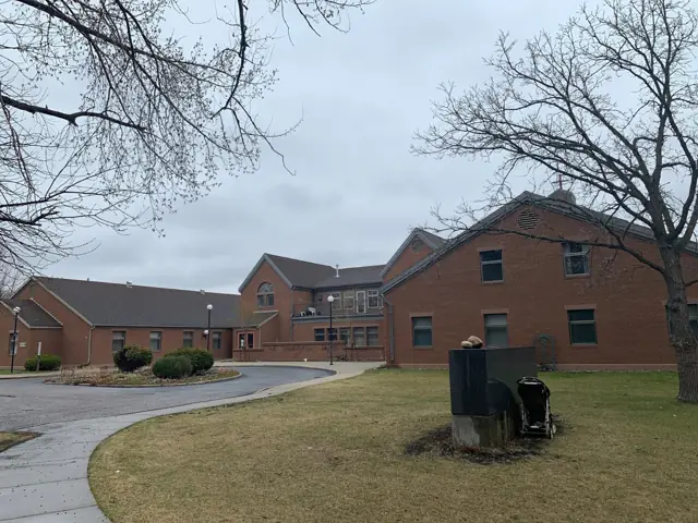 A single-story office building with a front parking lot, a commercial building inspected by Nordic Inspections in Fargo, ND.