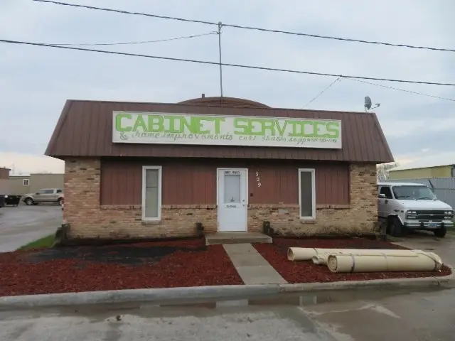 A single-story office building with a front parking lot, a commercial building inspected by Nordic Inspections in Fargo, ND.