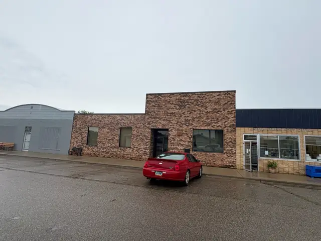 A commercial property with on-site parking, a commercial building inspected by Nordic Inspections in Litchville, ND.