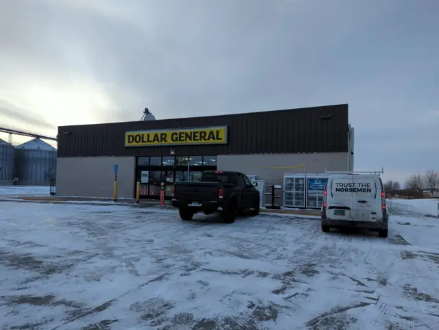 A single-tenant retail store — commercial building inspected by Nordic Inspections in Mayville, ND.