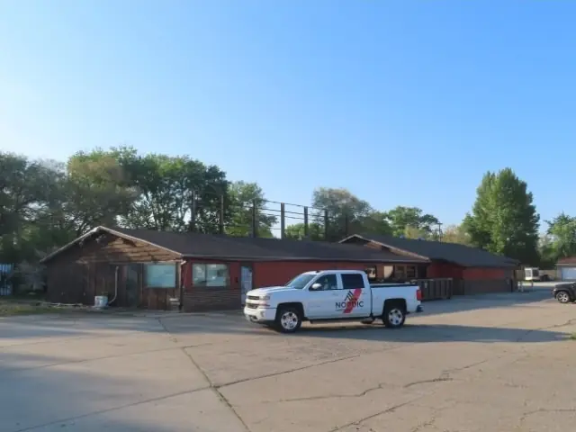 A single-story commercial building — commercial building inspected by Nordic Inspections in Moorhead, MN.