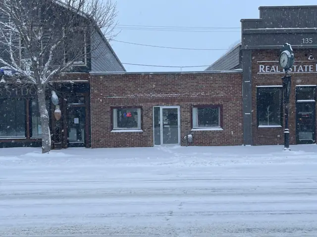 A street-front retail building — commercial building inspected by Nordic Inspections in Perham, MN.