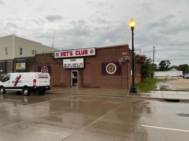 A commercial property with on-site parking, a commercial building inspected by Nordic Inspections in Wahpeton, ND.