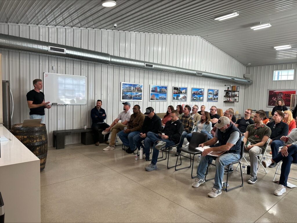 Lars teaching a Realtor CE class at Nordic Inspections